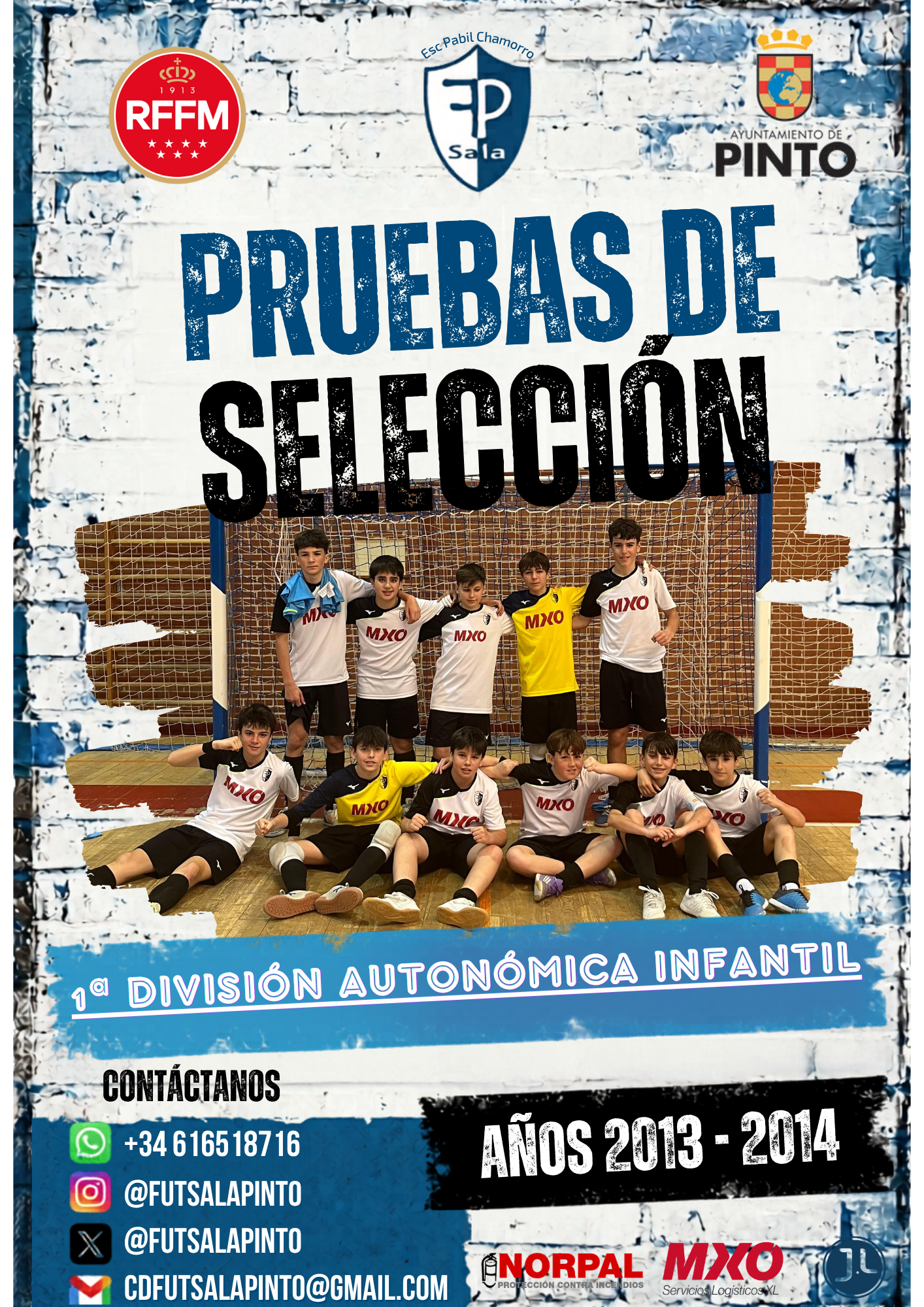 INFANTIL - Pruebas de selección